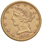 USA 5 Dollari 1901- Fr. ... 