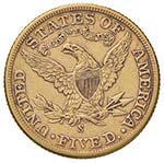 USA 5 Dollari 1904 S - Fr. 145 (AU 8,33)
