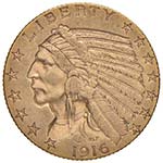 USA 5 Dollari 1916 S - ... 