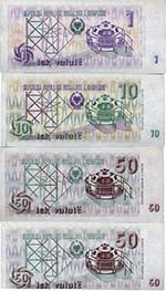 ALBANIA Banconote - 50 (2), 10 e 1 Lek ... 