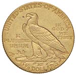 USA  2,50 Dollari 1909 - Fr. 120 AU (g 4,17)
