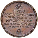 Pio X (1903-1914) Medaglia 1954 A. I - Opus: ... 