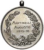 Anno 1915 - Medaglia Premio R. Istituto ... 