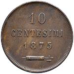 SAN MARINO 10 Centesimi 1875 - Gig. 30 CU (g ... 