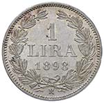 SAN MARINO Lira 1898 - Gig. 27 AG (g 5,00) R ... 