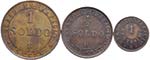 Pio IX (1846-1870) Lotto di tre monete in ... 