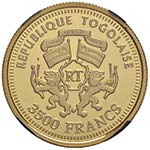 TOGO 3.500 Francs 2006 - KM. Manca AU ... 