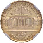 USA McKinley Memorial Gold Dollar 1916 - Fr. ... 