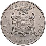 ZAMBIA 5 Scellini 1965 - MA (g 28,81) Minimi ... 