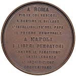 Anno 1869 - Commemorativa dellanticoncilio ... 