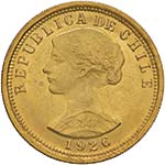 CILE 100 Pesos 1926 - ... 