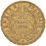 FRANCIA 20 Francs 1854 - Gad. 1061 AU (g ... 