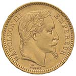 FRANCIA 20 Francs 1865 - ... 