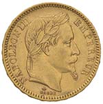 FRANCIA 20 Francs 1864 - ... 