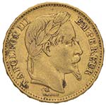 FRANCIA 20 Francs 1868 - ... 