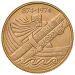 ISLANDA 10.000 Kronur 1974 - Fr. 2 AU (g ... 