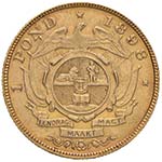 SUDAFRICA Pound 1898 - Fr. 2 AU (g 8,00)