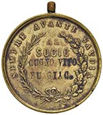 Medaglia 1890 - Unione operaia Umberto I - ... 
