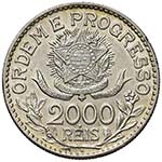BRASILE 2.000 Reis 1913 - KM 511 AG (g 20,02)