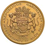 GABON 100 Francs 1960 - KM 4 AU (g 32,00) 