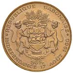 GABON 50 Francs 1960 - KM 3 AU (g 16,00) ... 