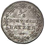 SVIZZERA Graubünden - 1/2 Batzen 1820 - ... 