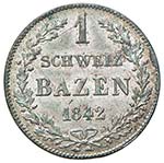 SVIZZERA Graubünden - Batzen 1842 - HMZ2 ... 