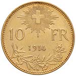 SVIZZERA Confederazione - 10 Francs 1914 - ... 