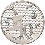TRINIDAD E TOBAGO  10 Dollari 1973 - KM 36a ... 