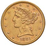 USA 5 Dollars 1881 S - ... 