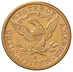 USA 5 Dollars 1881 S - KM 101 AU (g 8,38) ... 