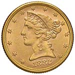 USA 5 Dollars 1882 - KM ... 