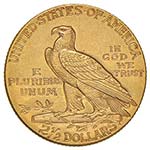 USA 2,50 Dollars 1914 - KM 128 AU (g 4,21)