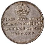 MILANO Francesco I (1815-1835) Medaglia 1815 ... 