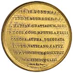 NAPOLI Medaglia 1853 - Per l’incoronazione ... 