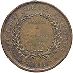NAPOLI Medaglia 1870 - Per l’esposizione ... 