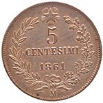 Vittorio Emanuele II (1861-1878) 5 Centesimi ... 