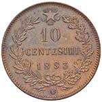 Umberto I (1878-1900) 10 Centesimi 1893 BI - ... 