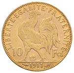 FRANCIA 10 Franchi 1911 - Gad. 1017 AU (g ... 