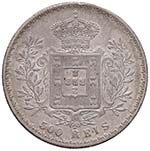 PORTUGAL Carlos I (1889-1908) 500 Reis 1891 ... 