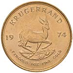 SUDAFRICA Krugerrand 1974 - KM 73 AU (g ... 