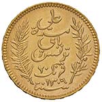 TUNISIA 20 Francs 1892 A - Fr. 12 Au (g ... 