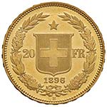 SVIZZERA Confederazione - 20 Franchi 1896 - ... 