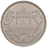 UNGHERIA Franz Joseph I (1867-1918) 5 Korona ... 