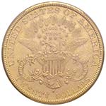 USA 20 Dollari 1885 S - KM 74.3 AU In slab ... 