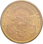 USA 20 Dollari 1888 S - KM 74.3 AU In slab ... 