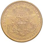 USA 20 Dollari 1889 - KM 74.3 AU In slab ... 