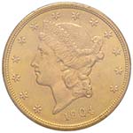 USA 20 Dollari 1904 - KM ... 