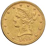 USA 10 Dollari 1895 - ... 