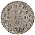 Pio IX (1846-1870) 20 Baiocchi 1865 A. XX - ... 